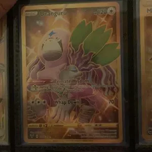 Other | Pokmon Cards Ornguru Golden Holo Full Arttrainer Metal Saucer Holo  | Poshmark